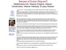 Tablet Screenshot of bewareofweaver.org
